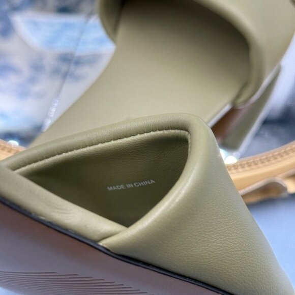 🆕 MARC JACOBS 🧿 NWOB The Snapshot Slide, Reed Green - Sz 38 US 8 - Picture 9 of 12